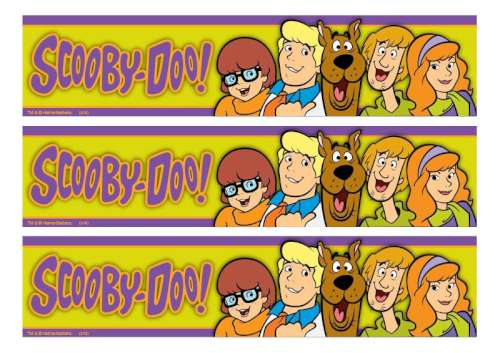 Scooby Doo Edible Icing Cake Strips - Click Image to Close